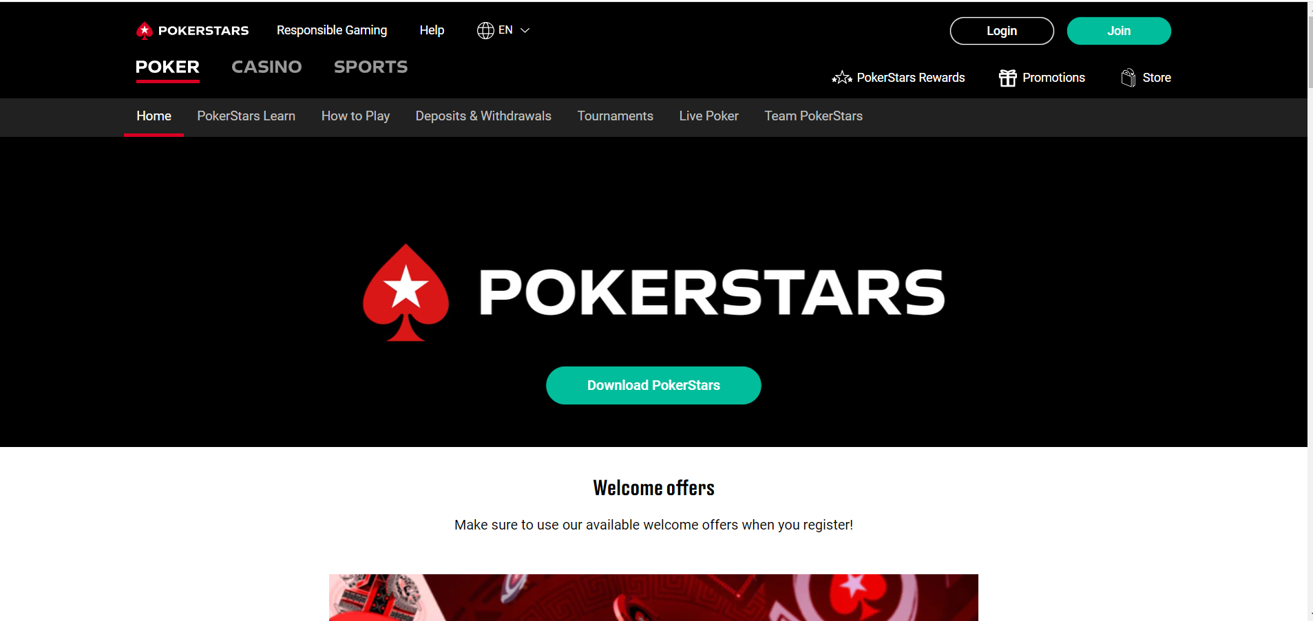Pokerstars casino onlayn qeydiyyatı